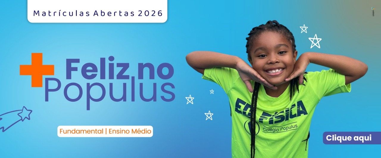 Feliz no Populus - Matrículas Abertas 2026