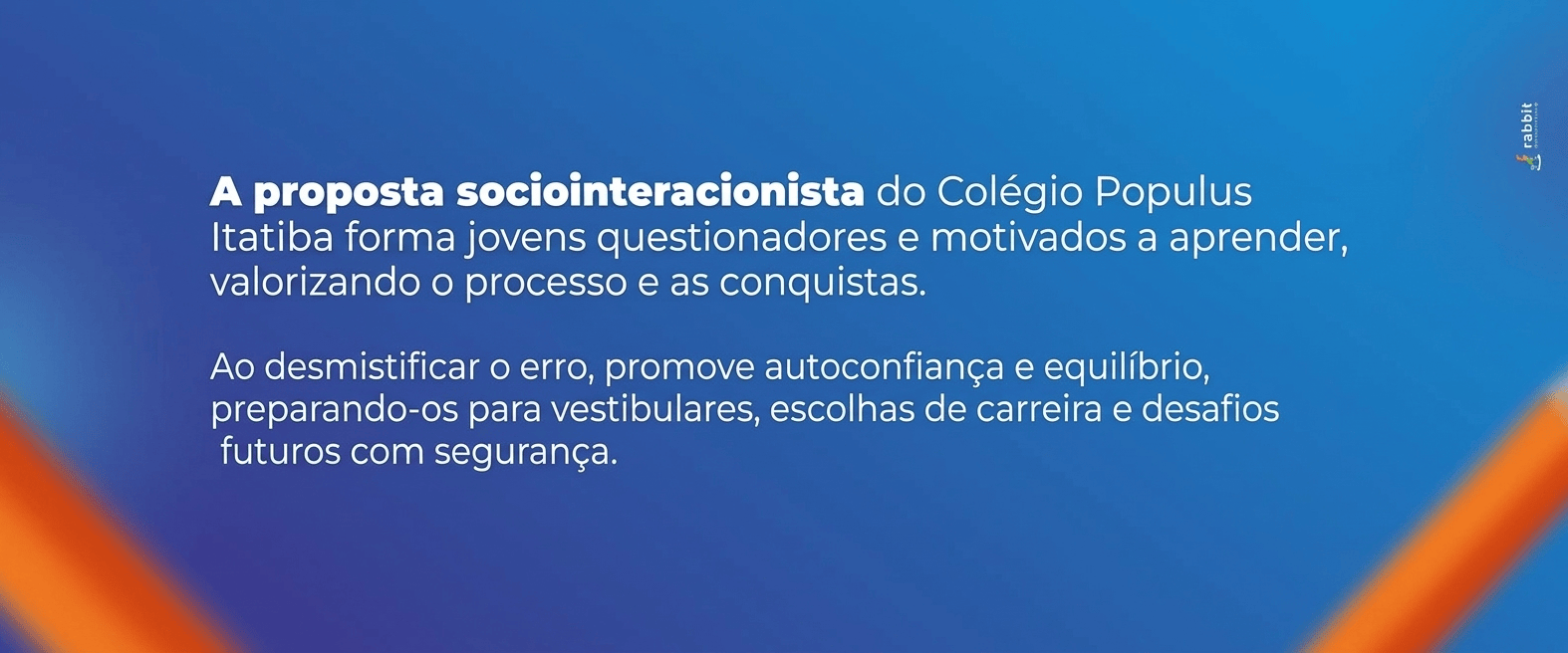 Atividades pedagógicas no Colégio Populus Itatiba